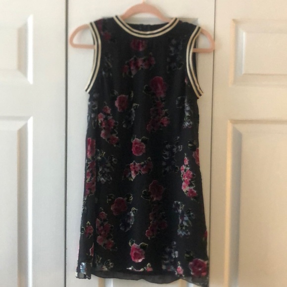 Anna Sui Silk Burnout Floral Dress - Picture 2 of 12